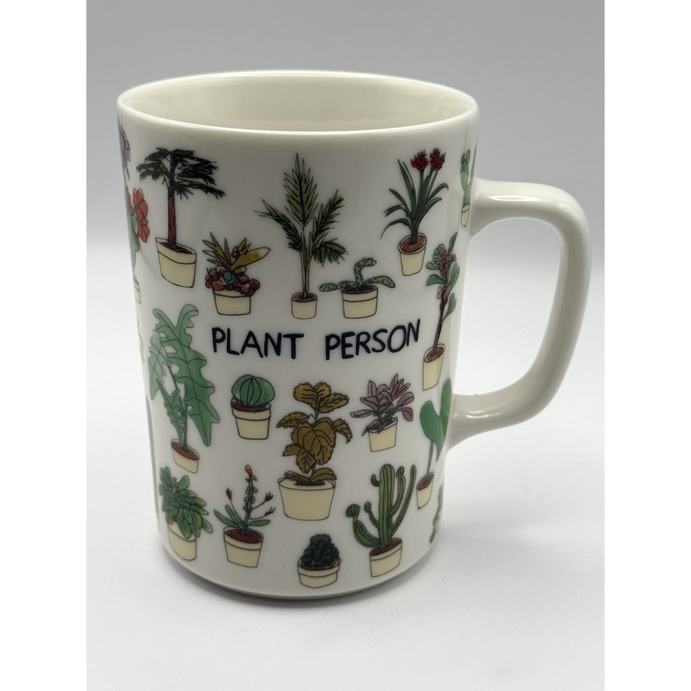 RARE Ben Lenovitz Plant Person Coffee Mug Tea Cup Fishs Eddy New In Box Gift